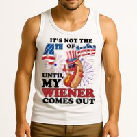 Its Not The 4th Of July Until My Wiener Comes Out Funny Tank Top
