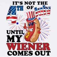 Its Not The 4th Of July Until My Wiener Comes Out Funny Wool Snapback Cap