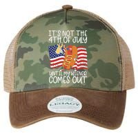 ItS Not The 4th Of July Until My Wiener Comes Out Hot Dog Legacy Tie Dye Trucker Hat