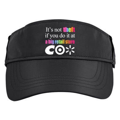 ItS Not Theft If You Do It At A Big Retail Co Adult Drive Performance Visor