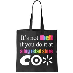 ItS Not Theft If You Do It At A Big Retail Co Tote Bag