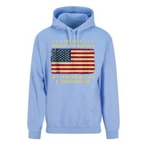 Its Not Trump Vs Kamala Its Freedom Vs Communism Unisex Surf Hoodie