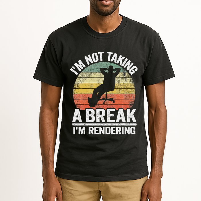 IM Not Taking A Break IM Rendering Video Editor Filmmaker Tall T-Shirt