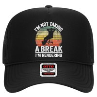 IM Not Taking A Break IM Rendering Video Editor Filmmaker Trucker Hat