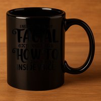 I Need To Teach My Facial Expressions How To Use Their Voice 11oz C Handle Ceramic Mug