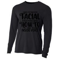 I Need To Teach My Facial Expressions How To Use Their Voice Cooling Performance Long Sleeve Crew