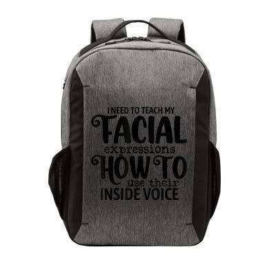 I Need To Teach My Facial Expressions How To Use Their Voice Vector Backpack