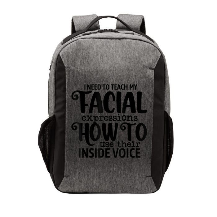 I Need To Teach My Facial Expressions How To Use Their Voice Vector Backpack