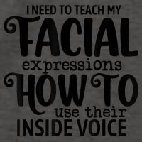 I Need To Teach My Facial Expressions How To Use Their Voice Vector Backpack