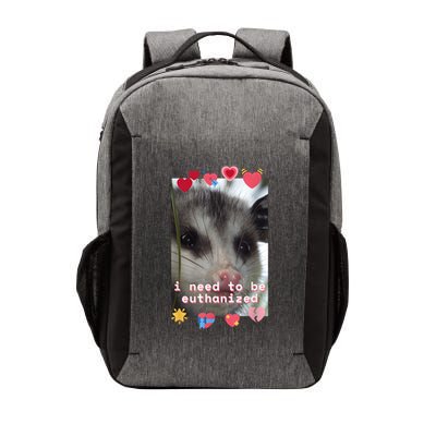 I Need To Be Euthanized Funny Opossum Dark Humor Meme Mental Vector Backpack