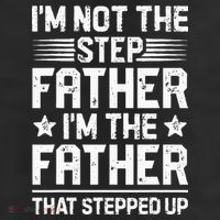 Im Not The Step Father Stepped Up Funny Dad Fathers Day 25L Jumbo Tote