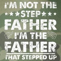 I'm Not The Step Father I'm The Father That Stepped Up Legacy Tie Dye Trucker Hat