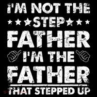 I'm Not The Step Father I'm The Father That Stepped Up Wool Snapback Cap