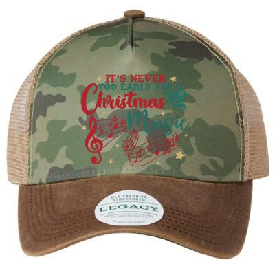 Its Never Too Early For Christmas Music Musical Legacy Tie Dye Trucker Hat