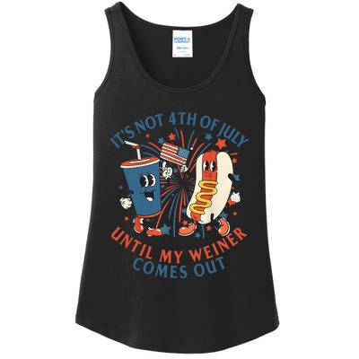 ItS Not The 4th Of July Until My Weiner Comes Out Hot Dog Ladies Essential Tank