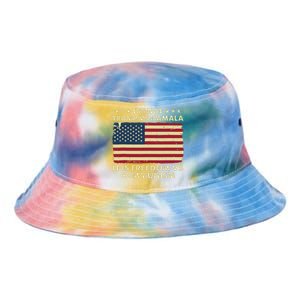 Its Not Trump Vs Kamala Its Freedom Vs Communism Tie Dye Newport Bucket Hat