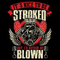 ItS Nice To Be Stroked But ID Rather Be Blown Engine Lover Poster