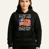 It's Not The 4th Of July Until My Wiener Comes Out Hot Dog Hoodie