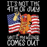 It's Not The 4th Of July Until My Wiener Comes Out Hot Dog Impact Tech Backpack
