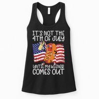 It's Not The 4th Of July Until My Wiener Comes Out Hot Dog Womens Tank Top