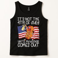 It's Not The 4th Of July Until My Wiener Comes Out Hot Dog Tank Top