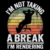 IM Not Taking A Break IM Rendering Video Editor Filmmaker Baby Bodysuit