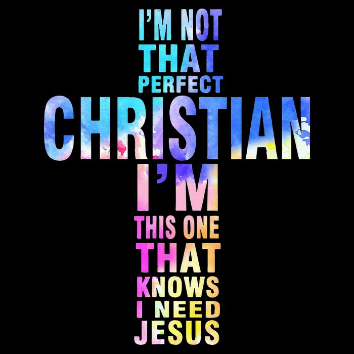 Im Not That Perfect Christian I Know I Need Jesus T-Shirt