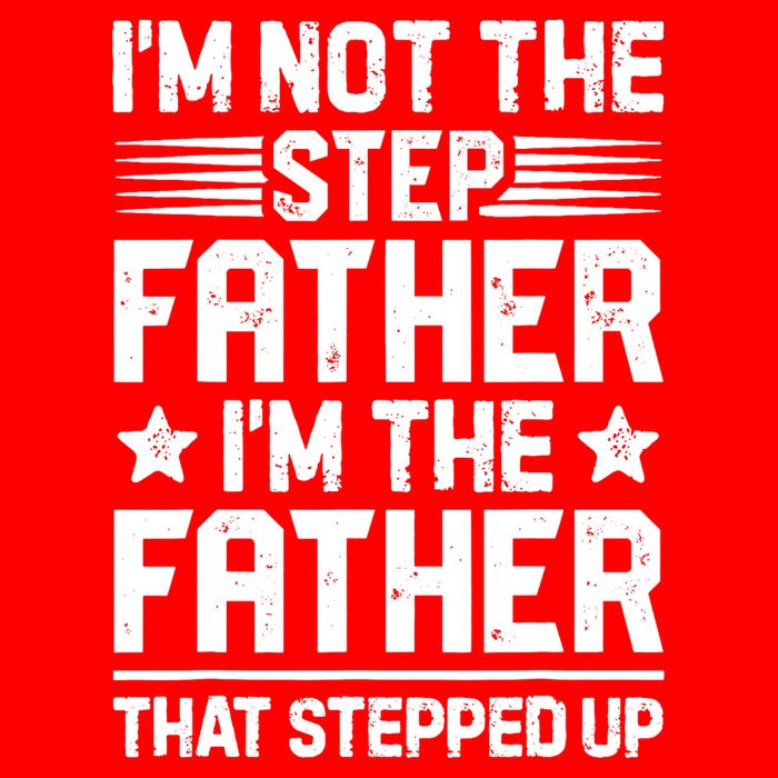 I'm Not The Step Father Stepped Up Funny Dad Fathers Day Zip Tote Bag