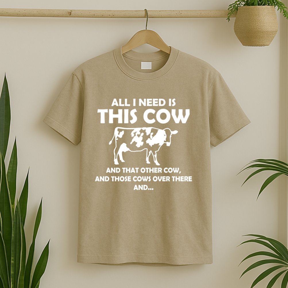 I Need This Cow That Cow Trending Ladies Vneck Cattle Rancher Country Cow T-Shirt