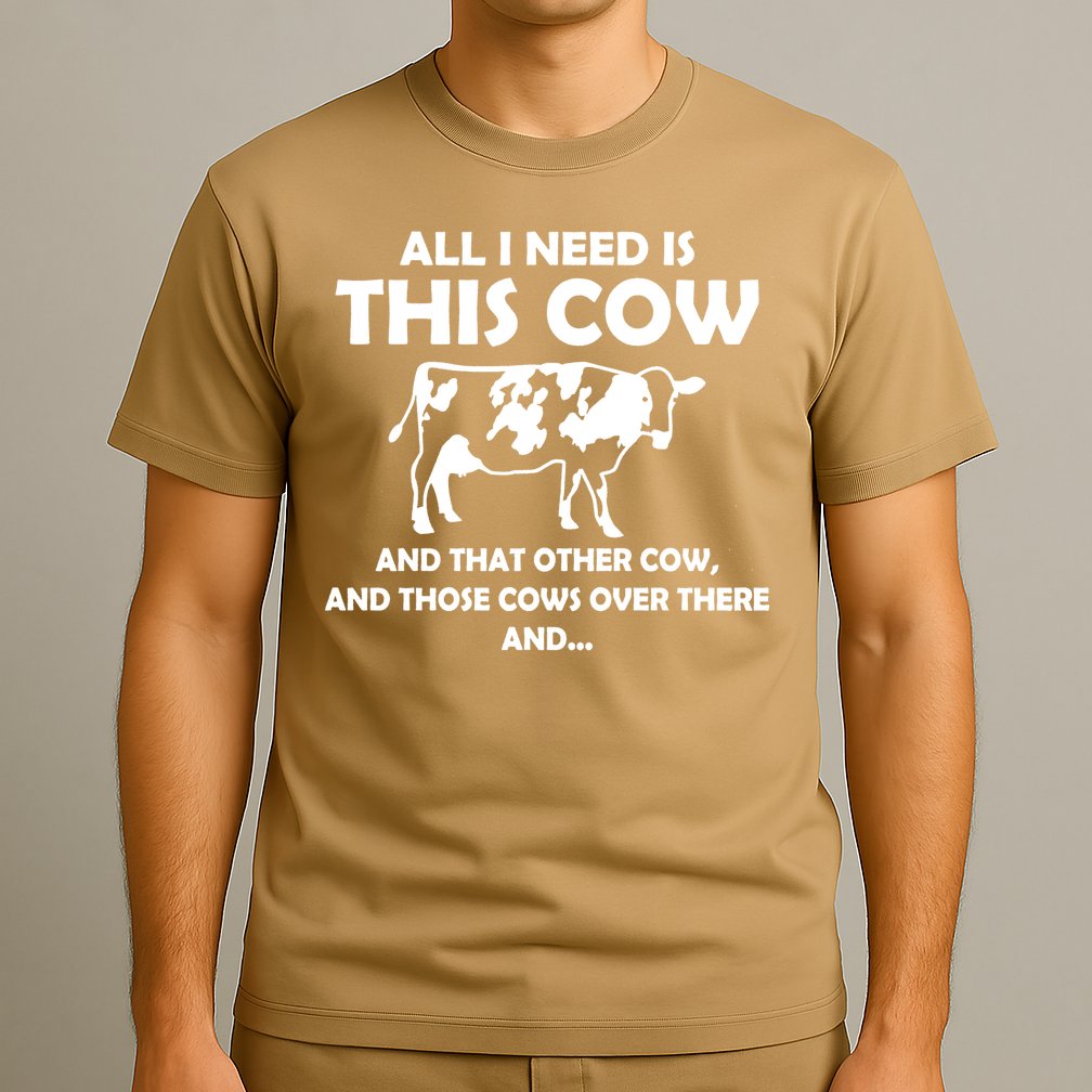 I Need This Cow That Cow Trending Ladies Vneck Cattle Rancher Country Cow T-Shirt