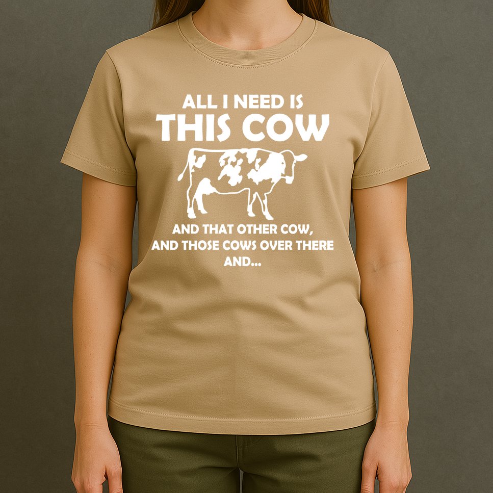 I Need This Cow That Cow Trending Ladies Vneck Cattle Rancher Country Cow T-Shirt