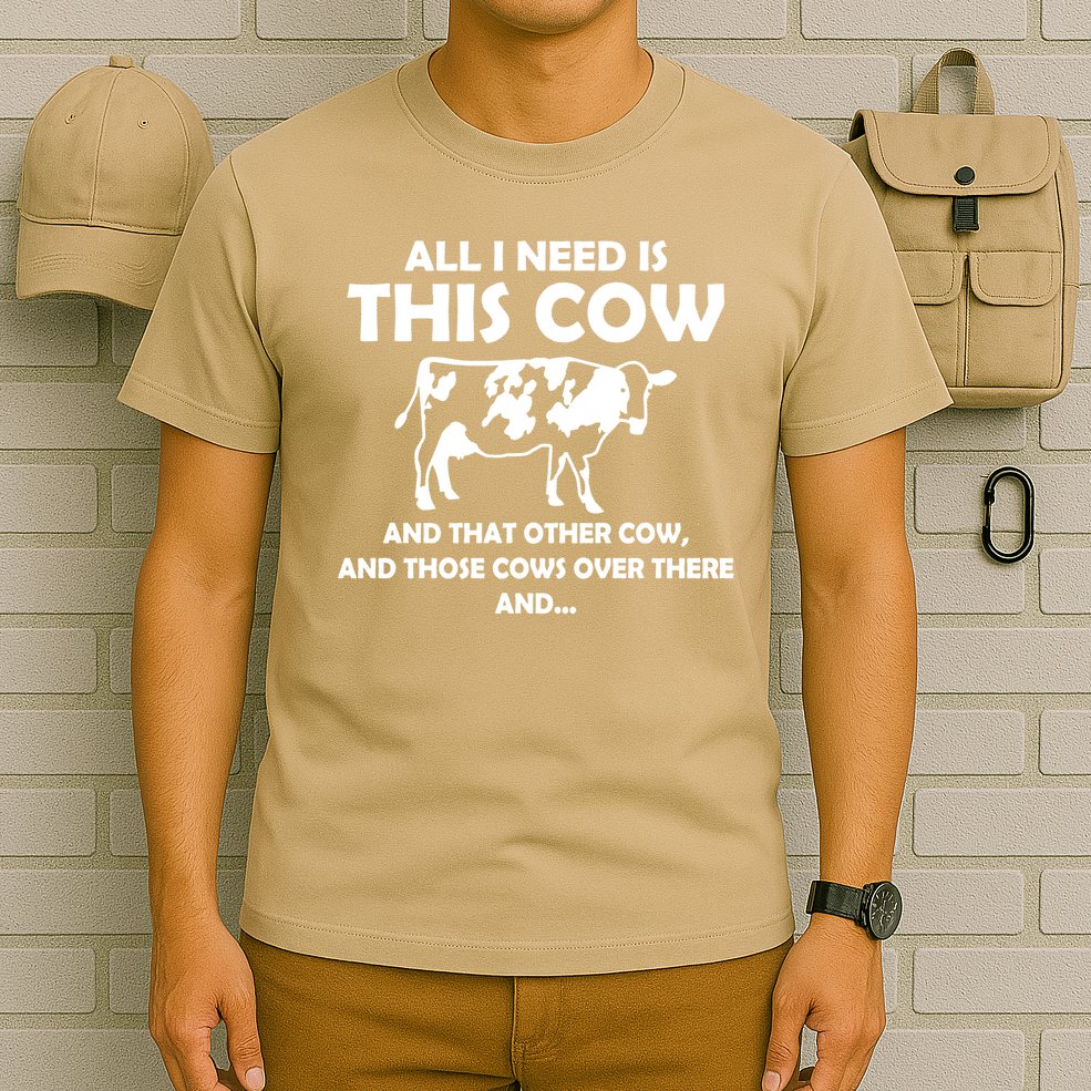 I Need This Cow That Cow Trending Ladies Vneck Cattle Rancher Country Cow T-Shirt