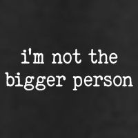 Im Not The Bigger Person 7 Panel Mesh Trucker Snapback Hat