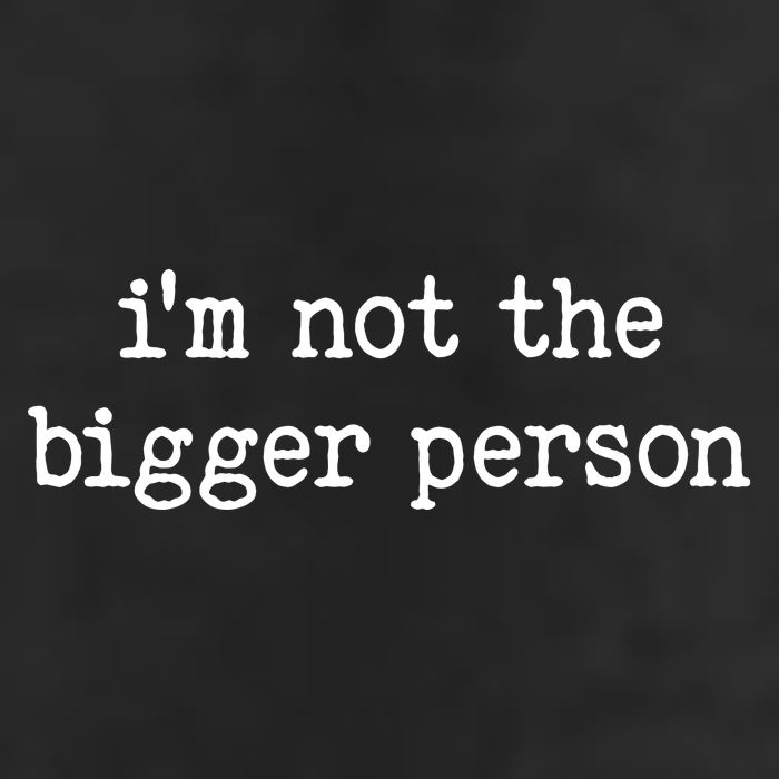 Im Not The Bigger Person 7 Panel Mesh Trucker Snapback Hat