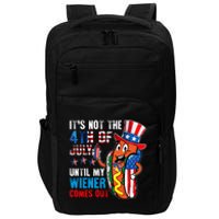 It's Not The 4th Of July Until My Wiener Comes Out Patriotic Impact Tech Backpack