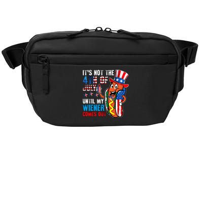 It's Not The 4th Of July Until My Wiener Comes Out Patriotic Crossbody Pack