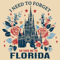 I Need To Forget Florida Zip Tote Bag