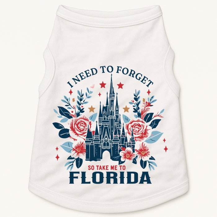 I Need To Forget Florida Doggie Tank