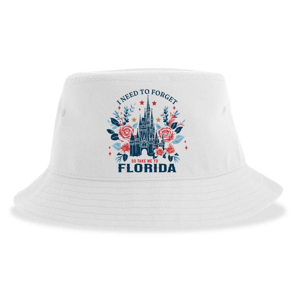 I Need To Forget Florida Sustainable Bucket Hat
