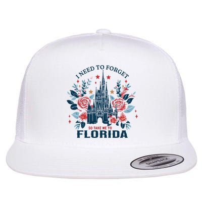 I Need To Forget Florida Flat Bill Trucker Hat