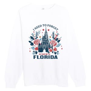 I Need To Forget Florida Premium Crewneck Sweatshirt