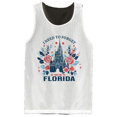 I Need To Forget Florida Mesh Reversible Basketball Jersey Tank