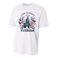 I Need To Forget Florida Performance Sprint T-Shirt