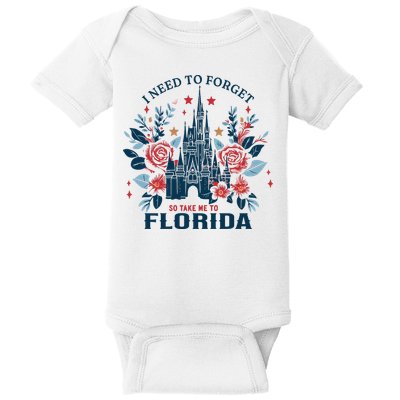 I Need To Forget Florida Baby Bodysuit