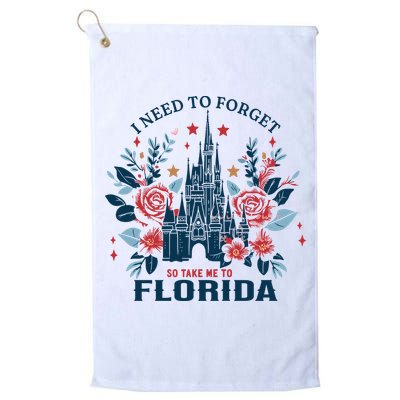 I Need To Forget Florida Golf Towel
