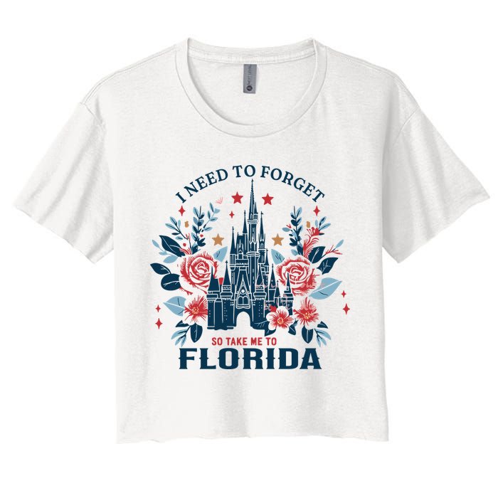 I Need To Forget Florida Crop Top