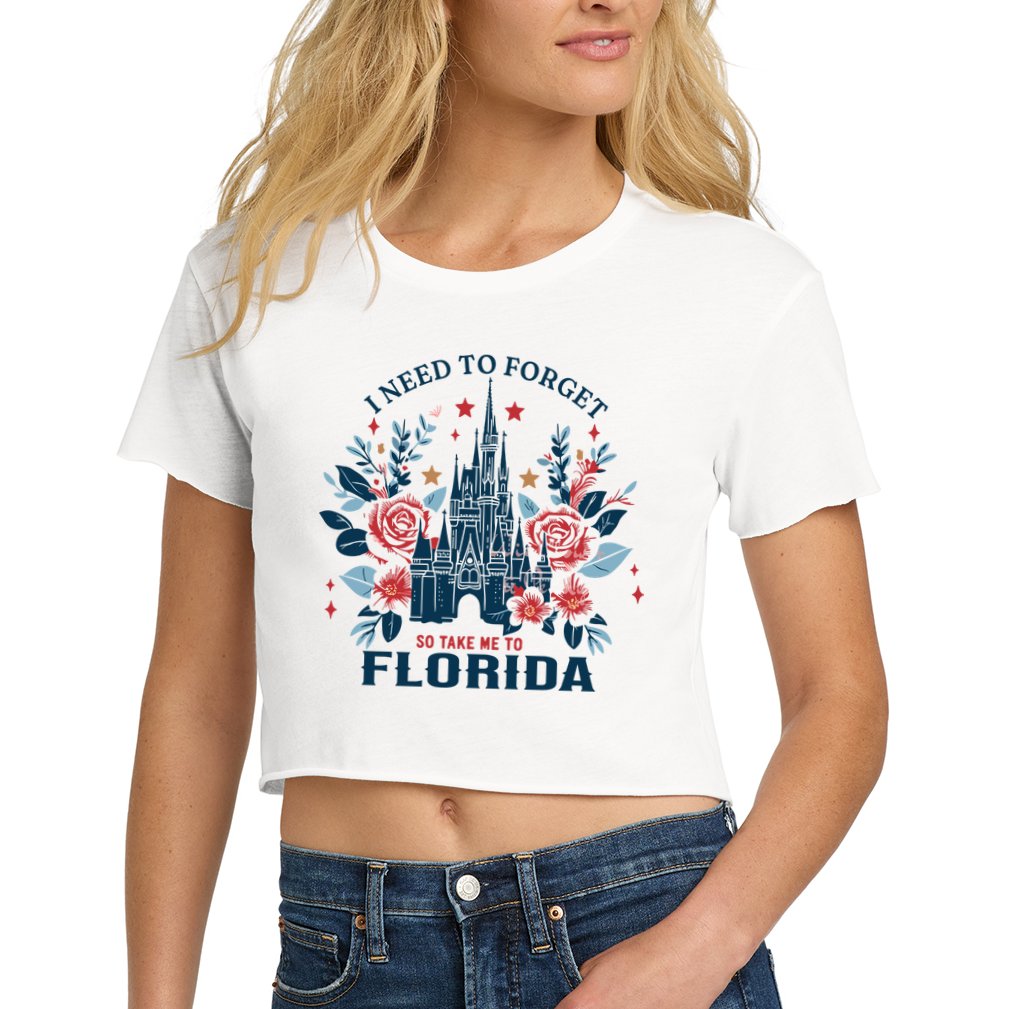 I Need To Forget Florida Crop Top