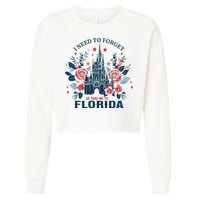 I Need To Forget Florida Cropped Pullover Crew