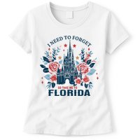 I Need To Forget Florida Womens T-Shirt