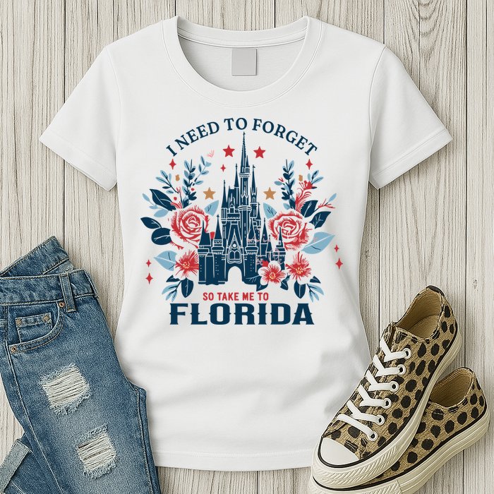 I Need To Forget Florida Womens T-Shirt